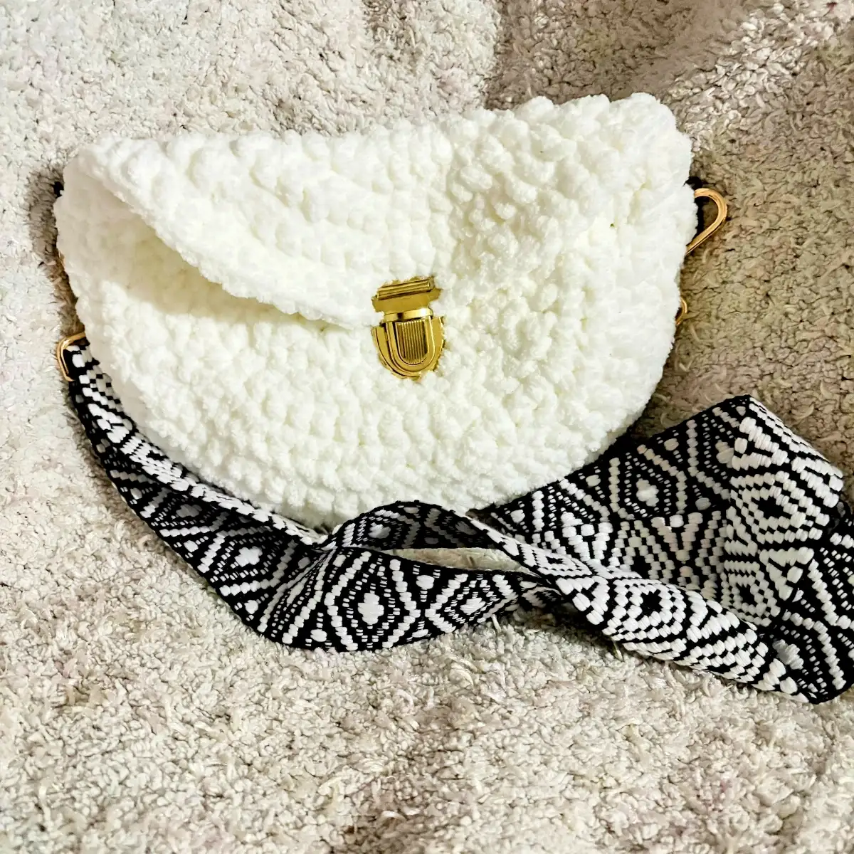 sac banane en crochet