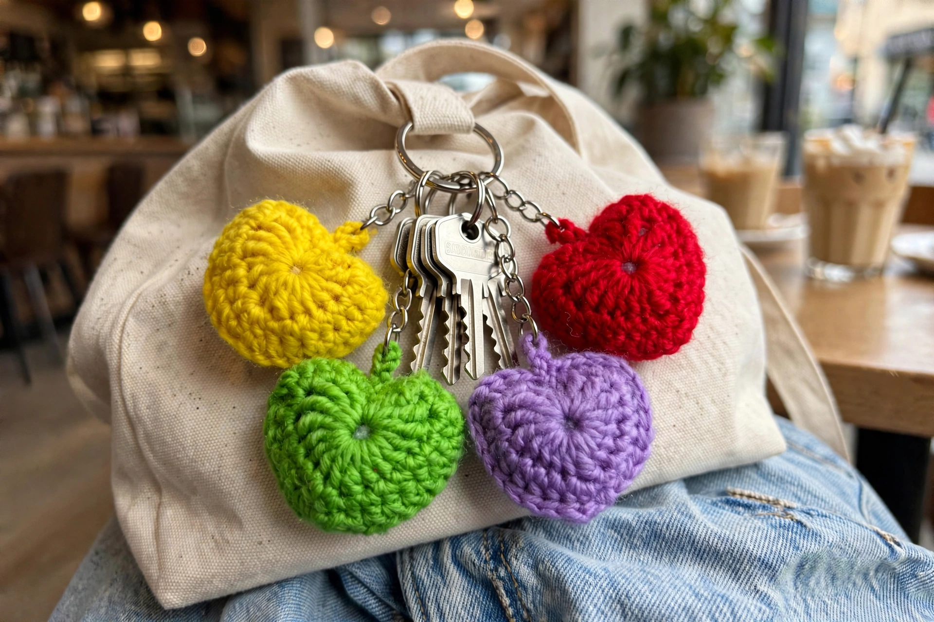 Porte-clés cœur